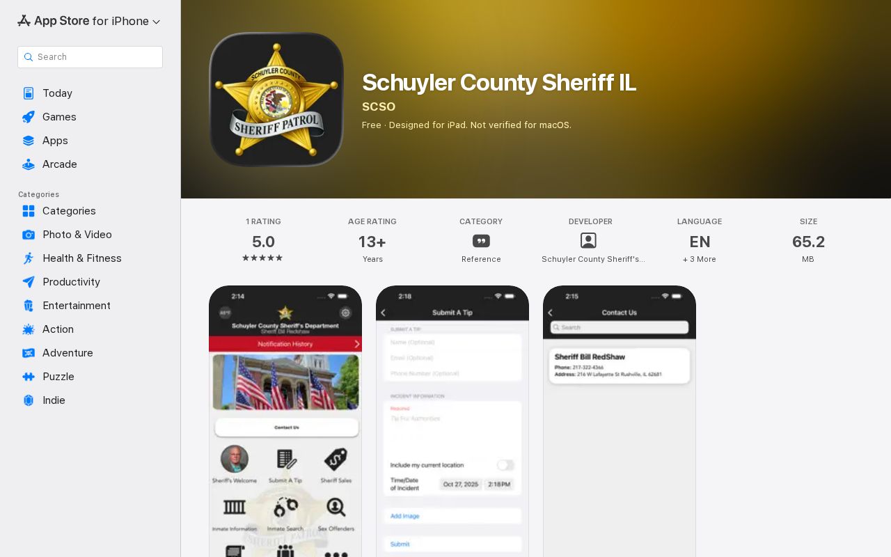 Schuyler County sheriff app source for released inmate booking photos